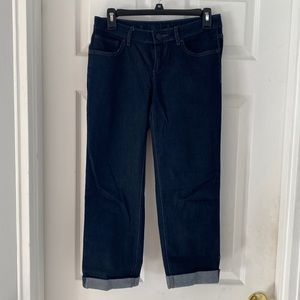 New denim capri pants -smoke free home